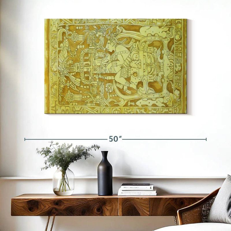 Adella Ancient Astronaut, 26" H x 39" W