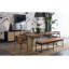 Zancor Leather Dining Bench