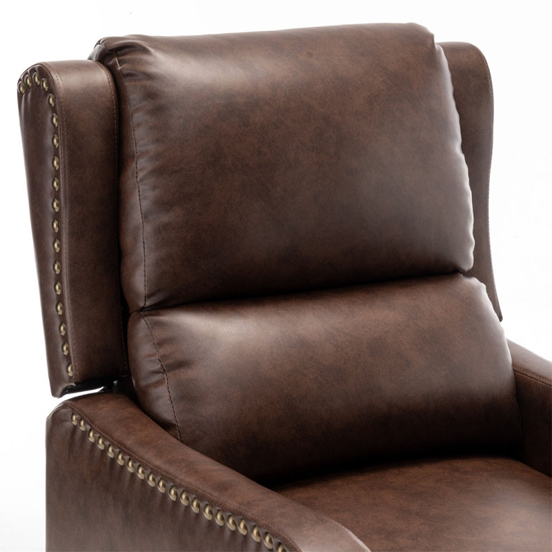 Arm Push Recliner PU Armchair
