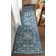 Tapis bleu clair à médaillon bohémien Dazzle