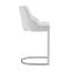 Danual Upholstered Counter Stool with Metal Frame-695365391