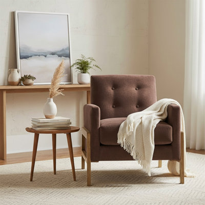 Matson Tufted Back Accent Chair - Espresso