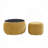Round Storage Ottoman, 2 In 1 Function, Work As End Table And Ottoman,With Small Seat-510801602