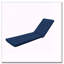 Ensemble de coussins de chaise longue d'extérieur 2 pièces avec housses amovibles à fermeture à glissière