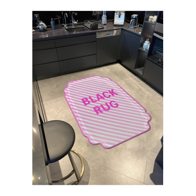 Tapis tissé à rayures crème Mosso