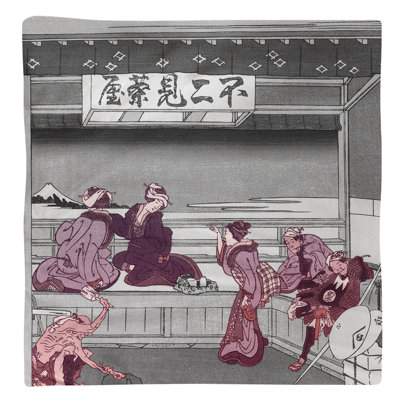 Serviette Katsushika Hokusai Yoshida at Tokaido