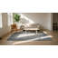 Soft Cream and Blue Color Antique Small Scatter Size Cotton Pile Agra Rug