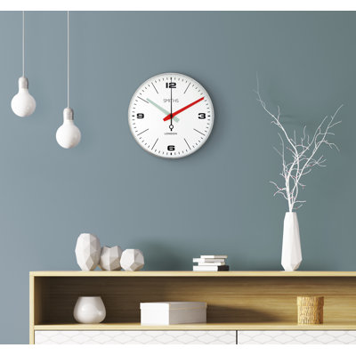 Drake Chrome Smiths Wall clock 30cm