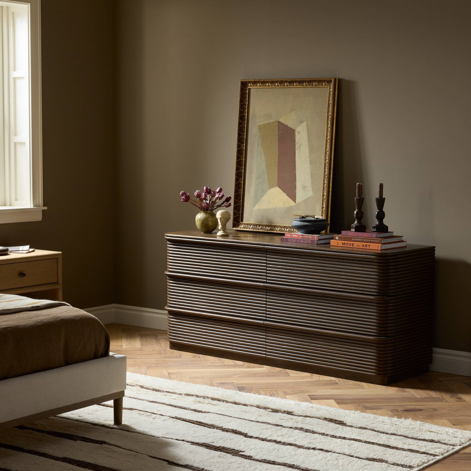 Navelina 71" Oak Double Dresser