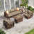 Brown Cushion/Brown Frame selected