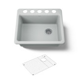 Riverby® 25" x 22" x 9.526" Undermount Kitchen Sink