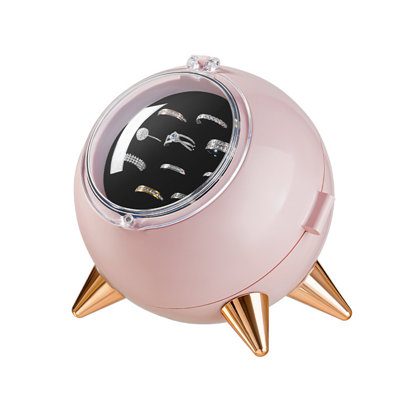 Boîte de rangement pour bijoux, organisateur de boîte de rangement pour bijoux pour filles, grande capacité et multicouche, rose