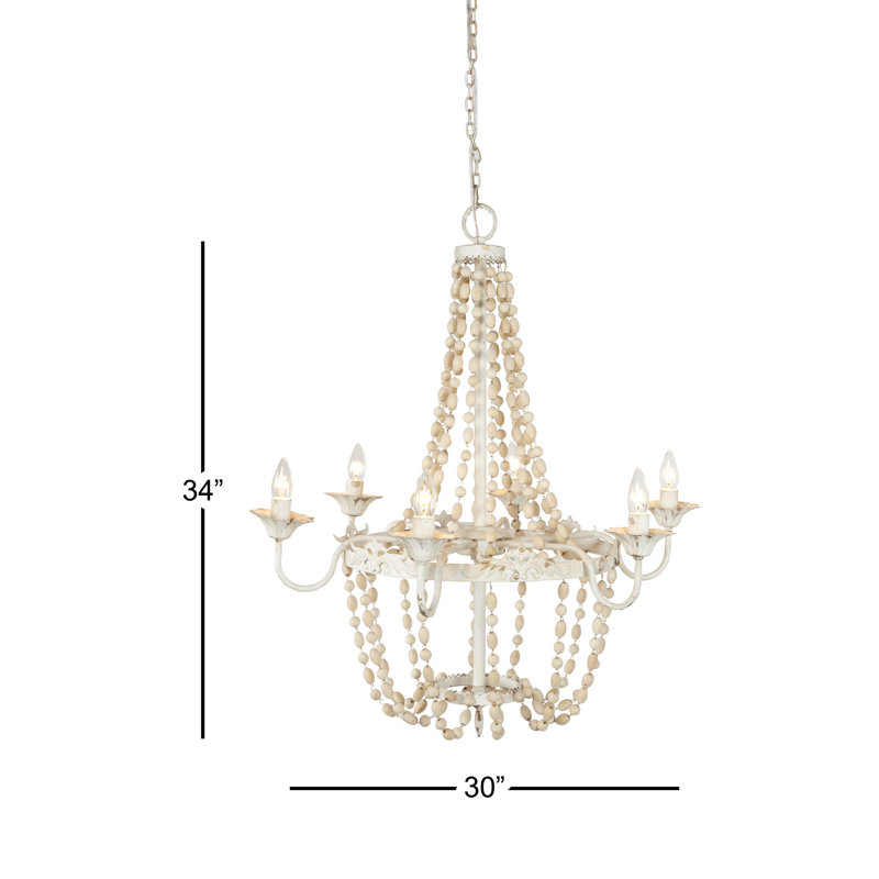 Lustre empire 6 lumières Okamoto
