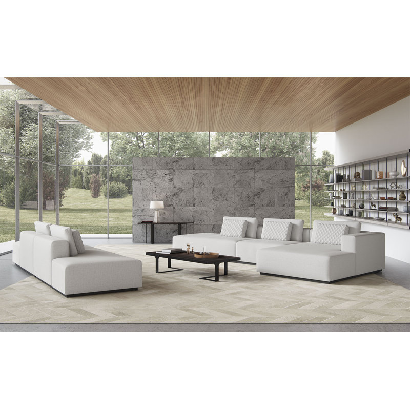 Canapé modulaire de coin de 124 po Ayton, Orienté à droite (vu de face), H 31 po x l 124 po x P 72 po