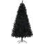 Grand arbre de Noël artificiel, arbre de Noël non éclairé avec 2132 branches, ouverture automatique, base en acier, décoration des Fêtes pour le bureau personnel-587544876