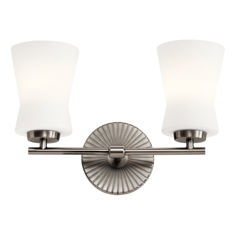 Brianne 2 - Light Dimmable Vanity Light, Classic Pewter