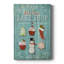 Mme. Claus Bake Shop - reproduction sur toile tendue-1032391092