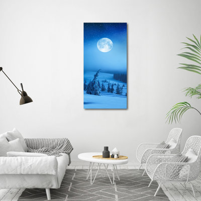 Full Moon - Wrapped Canvas Print