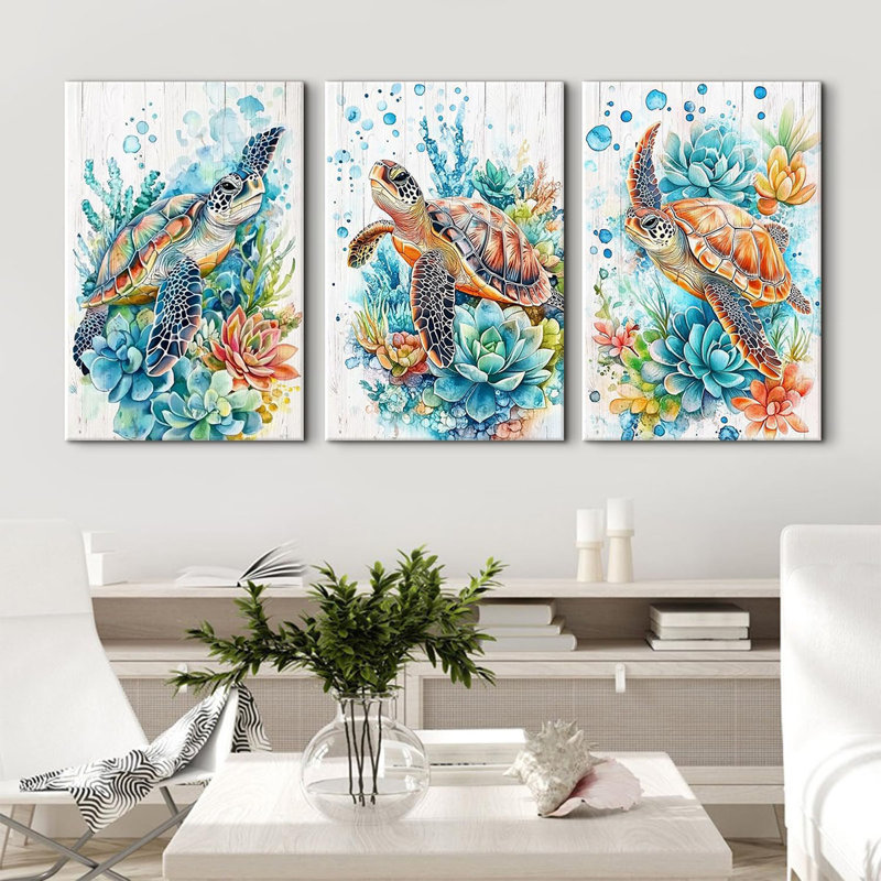 3 Piece Wrapped Canvas Print