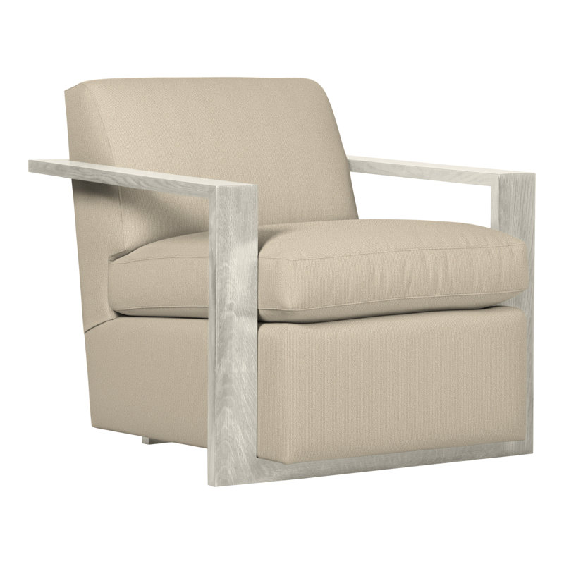 Thom Filicia Home 32" Wide Upholstered Armchair, Wrenn, Tuck Linen
