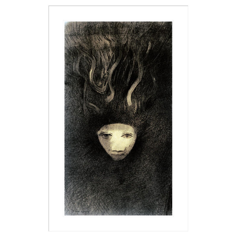 «Meduse» par Odilon Redon, impression giclée sur cadre, H 41,5 po x l 26,36 po