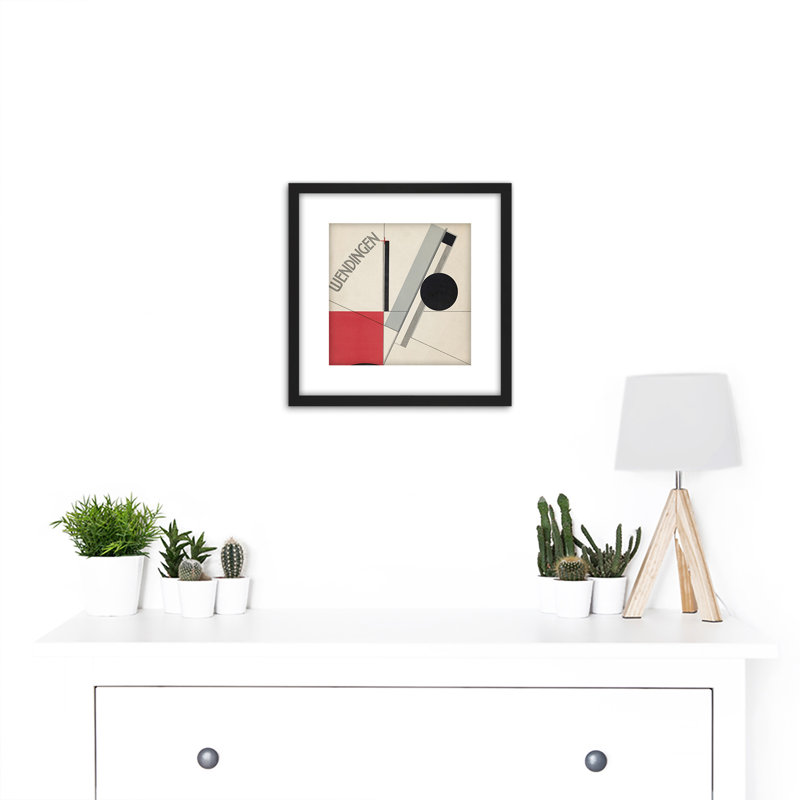 Abstract Geometric Shapes Twists Nr 4 1922 - Single Picture Frame Painting