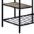 Functional Kitchen Island With 6 Open Compartments And Weight Limits Black Oak Rectangular Design Storage