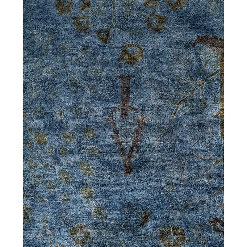 Overdyed One-of-a-Kind 12' 3" X 15' 3" Hand Knotted Area Rug