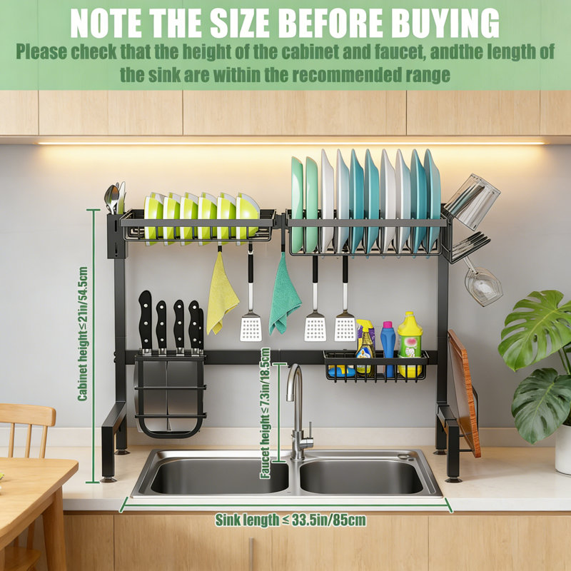 Over The Sink Dish Rack
