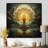 Magical Tree Of Life Full Moon Magic - Tree Oak Wall Art Print-1569703561-1569703560