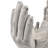 Set Of 2 6X6x9" Accepting Hands Accent Cement Hand Decor