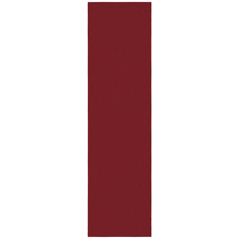 Ottohome Red Runner Rug, Red, Runner 2'7" x 9'6"