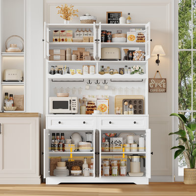 Ensemble de 2 bibliothèques à 5 niveaux avec tiroirs, étagère de rangement double avec 6 tiroirs et 16 cubes ouverts, bibliothèque autoportante moderne pour le salon, la chambre à coucher et le bureau