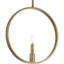 Luminaire suspendu géométrique de style bougie à 1 lumière Bibiano-1092668592