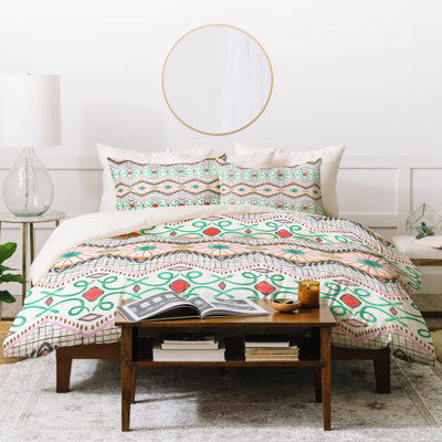 Eclectic Geometric Shapes Duvet Cover