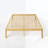 14 Inch Solid Wood Queen Bed Frame, Platform Bed Frame With Metal Slat Support, No Box Spring Needed, Easy Assembly, Wooden Color-1167198965