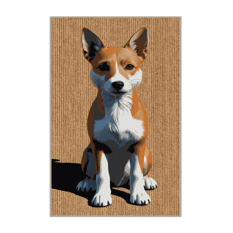  Tapis lavable Fox Terrier Dogs, Tapis de couloir 2 pi x 4 pi