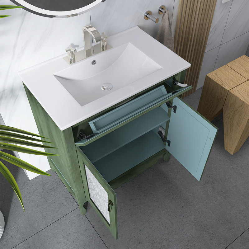 Meuble-lavabo autoportant de 30 po avec lavabo