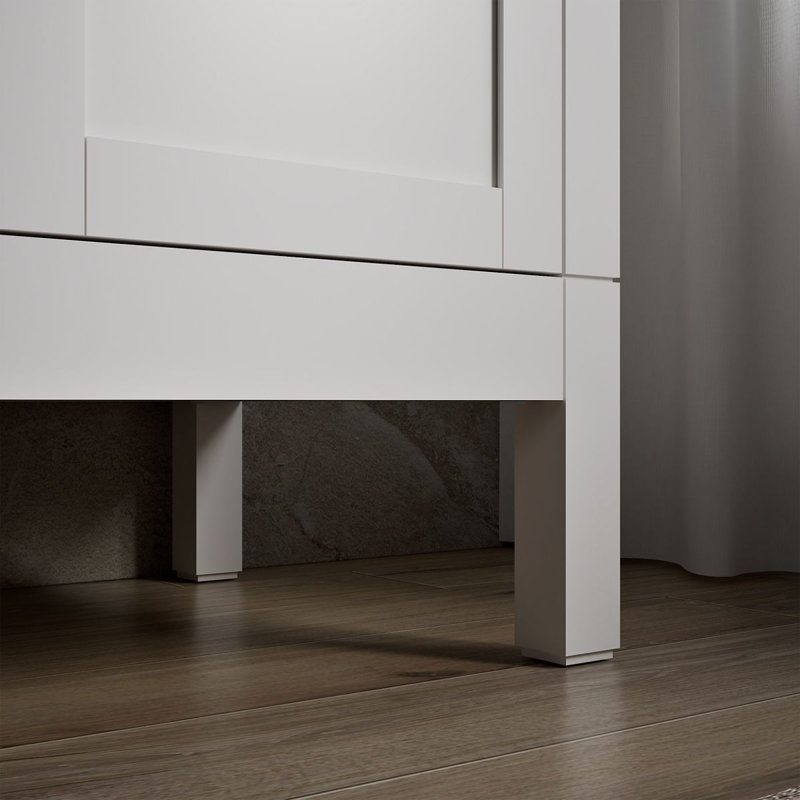 Hadron Single Bathroom Vanity Set, White, White, 31"