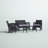 Jaggers 4 - Person Patio Conversation Set with Cushions