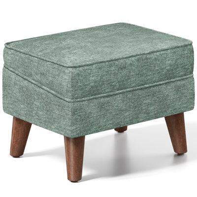 15.75" Wide Rectangle Storage Ottoman Stool, Entryway Ottoman Chairs,Footstools