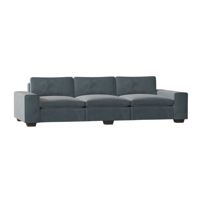 Liam Sofa, Grayfield Ash, Brown Mahogany