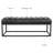 53.54" PU Leather Bench with Metal Frame-2050649040