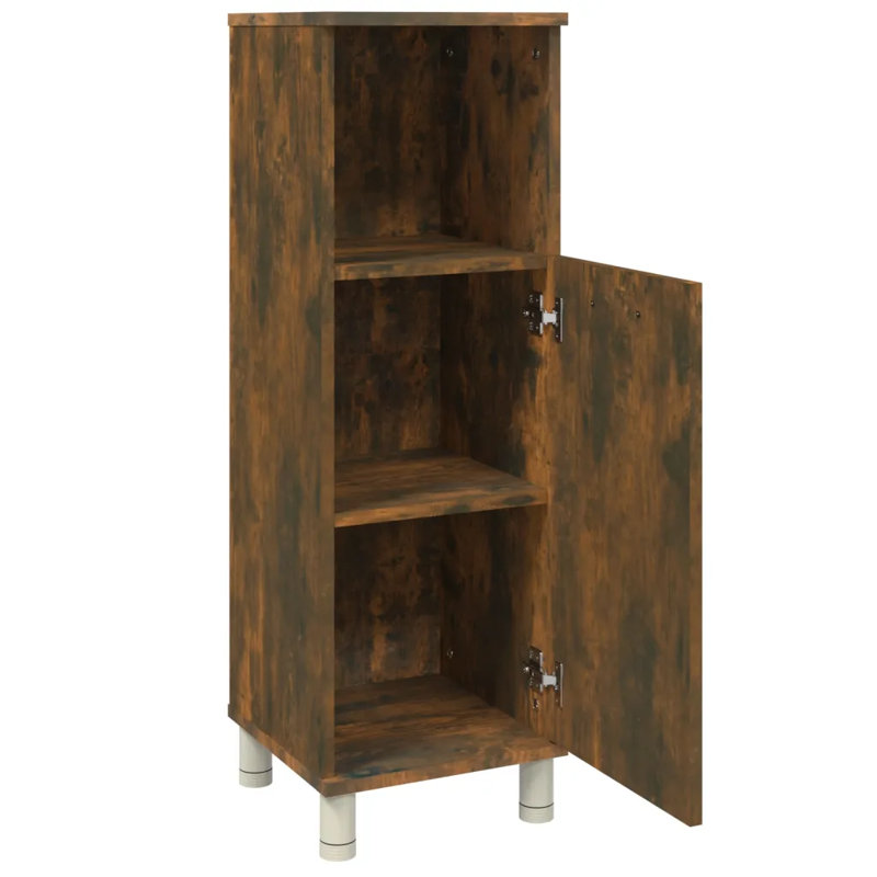 Avren Bathroom Cabinet, Smoked Oak