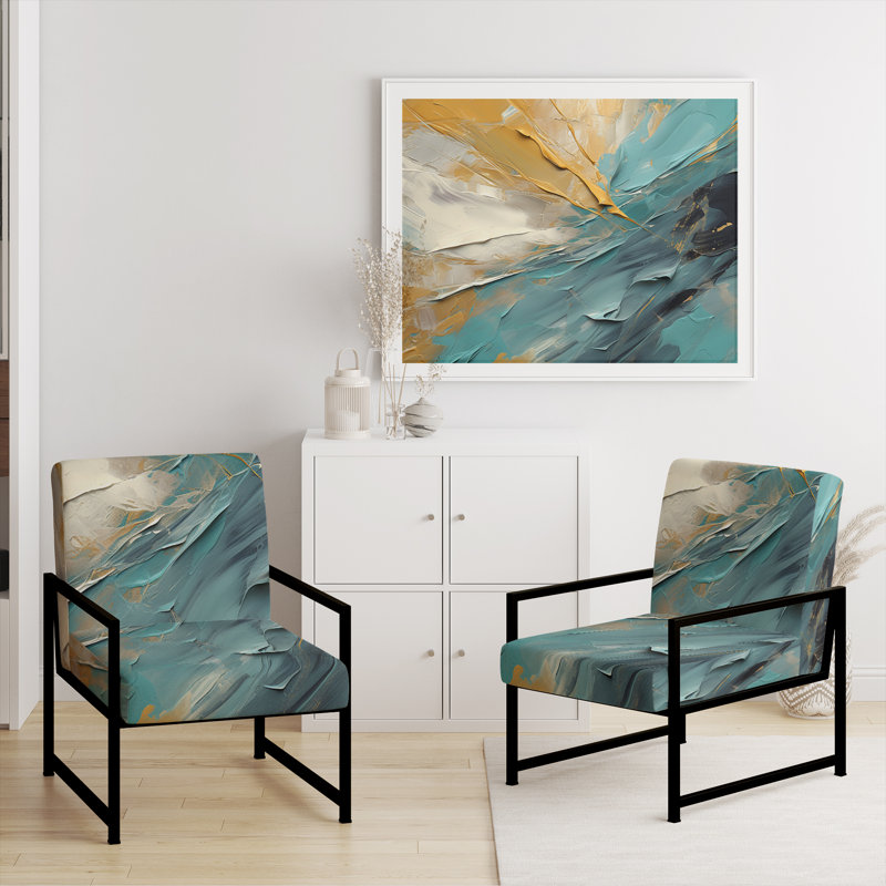 Fauteuil d'appoint Creel, Noir, noir, noir, noir