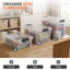 Ensemble de 3 bacs de rangement transparents Latitude Run® avec couvercles en plastique pour la maison-1573624134