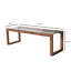 Meuble télé moderne avec 100% bois de pin massif et 100% verre trempé, 51,2 po x 15,7 po x 15,7 po | Fixation murale, design industriel, durable et élégant, parfait pour le salon et les espaces de divertissement, finition de fantaisie-1358366865
