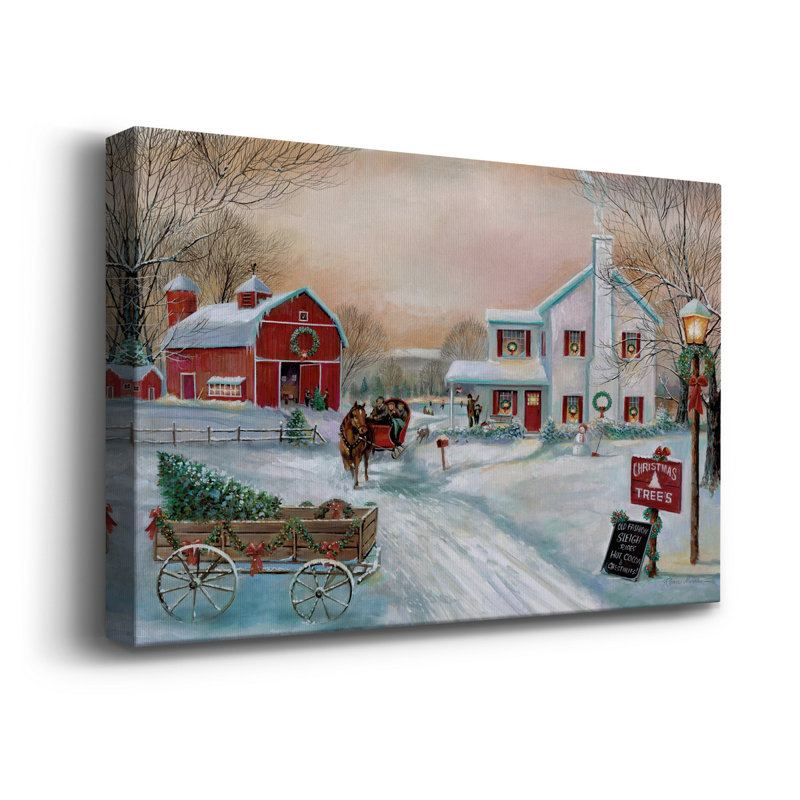 Christmas Tree Farm Premium Gallery Wrapped Canvas - Ready To Hang, 24" H x 36" W x 1.5" D