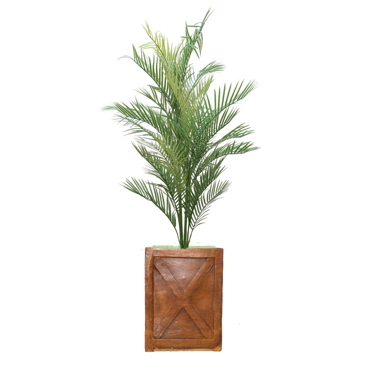 Panama 48'' Faux Palm Tree Tree in Fiberstone Vase