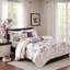 Ensemble de courtepointe imprimée 6 pièces avec coussins décoratifs King / Cal King, taupe-122455184